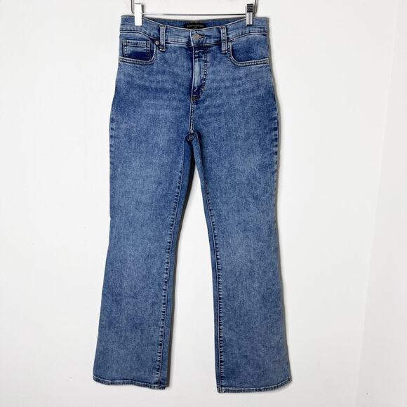 Banana Republic Women's Jeans 27/4 High Rise Boot Cut Medium Wash Denim Stretch - Picture 1 of 5